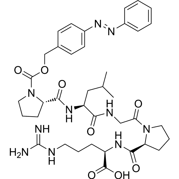 Pz-Pro-Leu-Gly-Pro-d-Arg Structure
