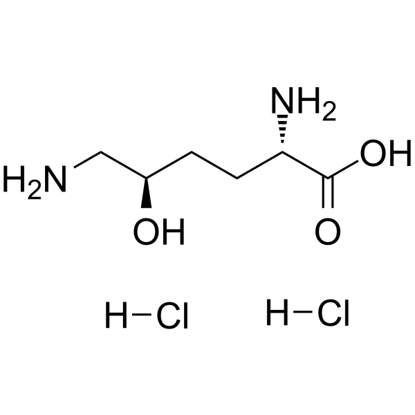 L-hydroxylysine dihydrochloride Structure