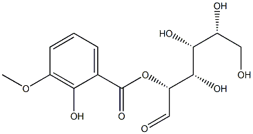 2-Hydroxy-3-methoxybenzoic acid glucose ester Structure