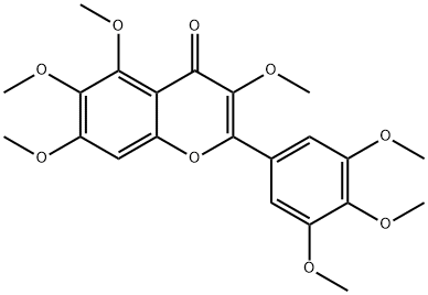 3,5,6,7,3',4',5'-Heptamethoxyflavone Structure