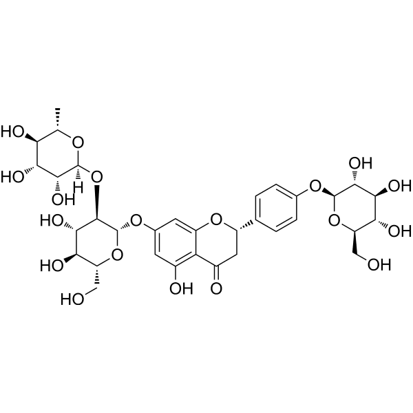 Naringin 4'-glucoside Structure