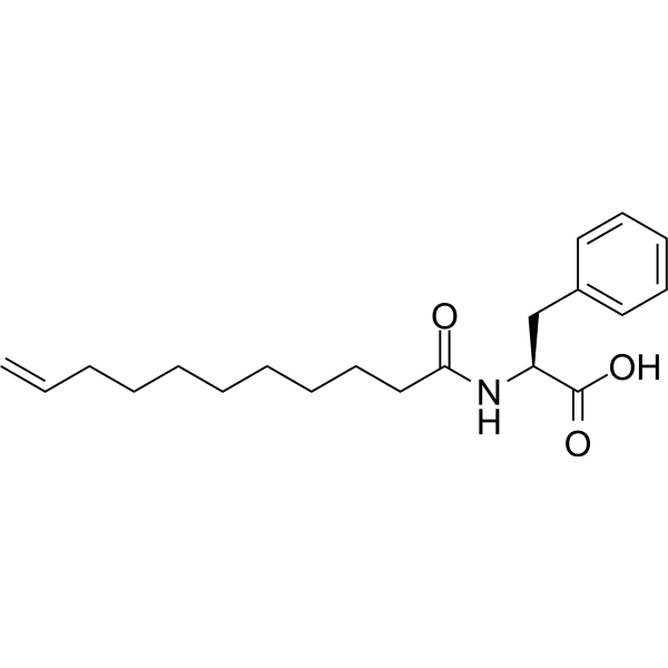 Undecylenoyl phenylalanine  Structure