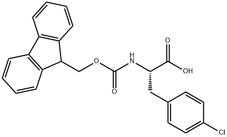 Fmoc-Phe(4-Cl)-OH Structure
