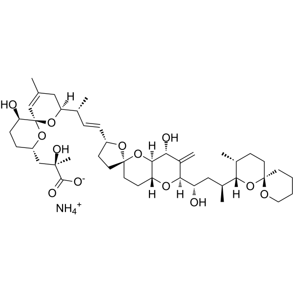 Okadaic acid ammonium salt Structure