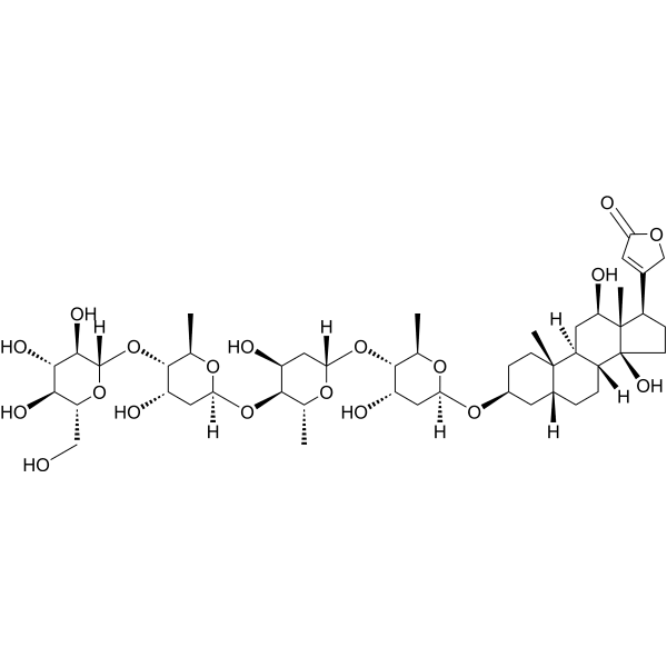 Deslanoside Structure