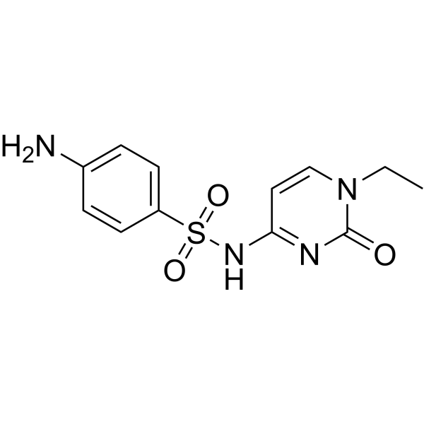 Sulfacytine Structure