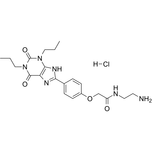Xanthine amine congener hydrochloride Structure
