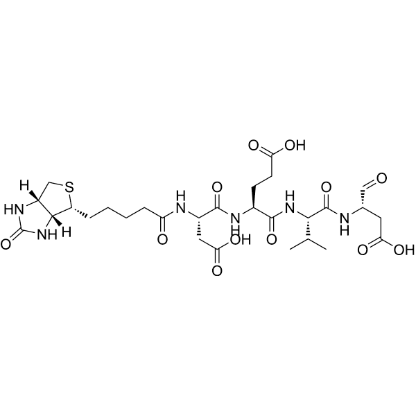 Biotin-DEVD-CHO Structure