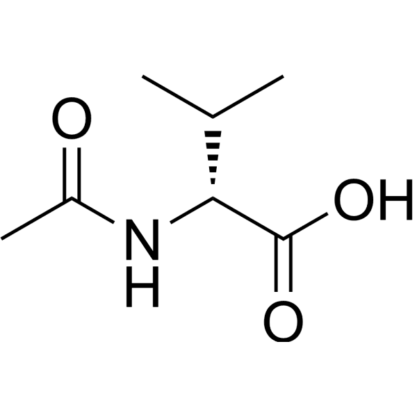 N-Acetyl-D-valine Structure