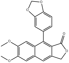 Justicidin B Structure