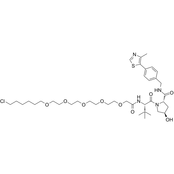 VH032-PEG5-C6-Cl Structure