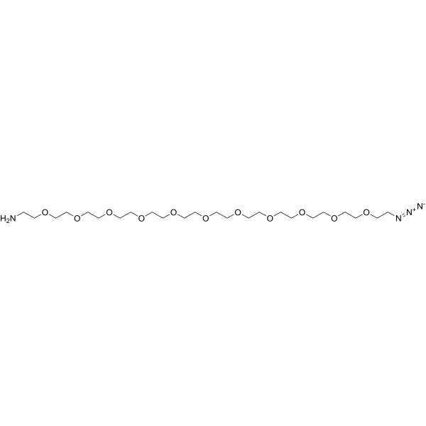 Azido-PEG11-amine  Structure