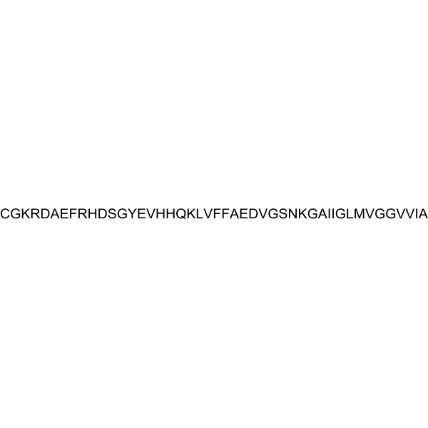 Cys-Gly-Lys-Arg-Amyloid β-Protein (1-42) Structure