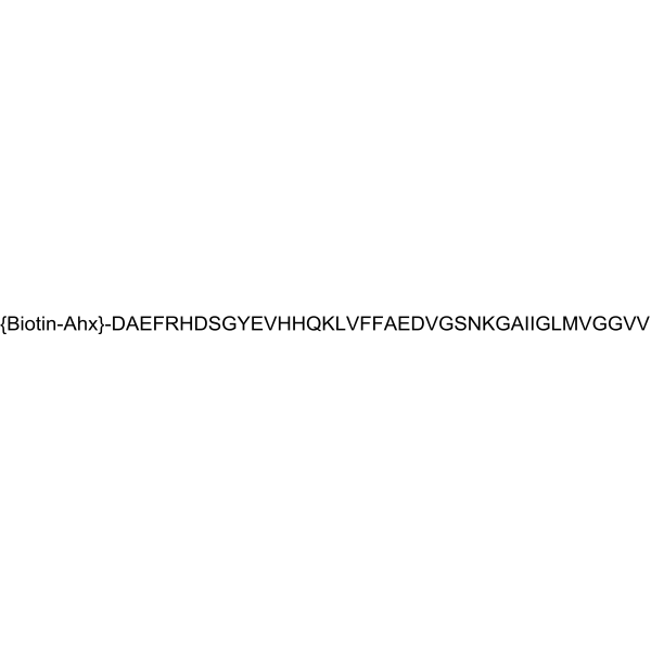 Biotin-Ahx-β-Amyloid (1-40) Structure