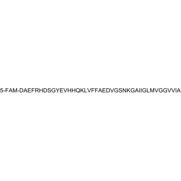 5-FAM-β-Amyloid (1-42), human Structure
