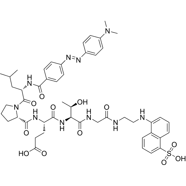 DABCYL-LPETG-EDANS Structure