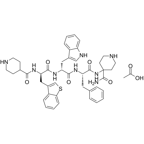 Relamorelin acetate Structure
