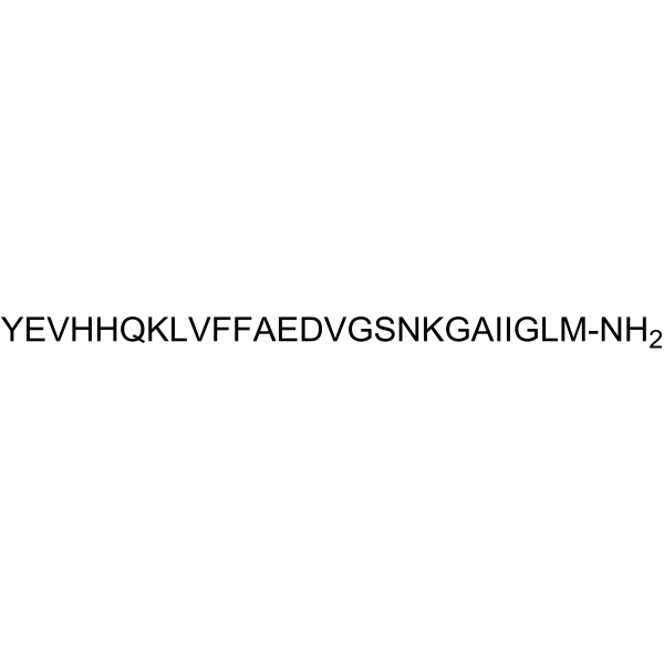 β-Amyloid (10-35), amide Structure