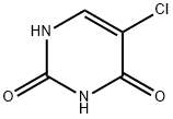 5-Chlorouracil (fluorouracil impurity) Structure