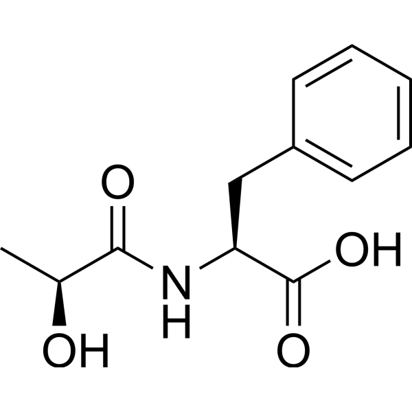 N-Lactoyl-Phenylalanine Structure
