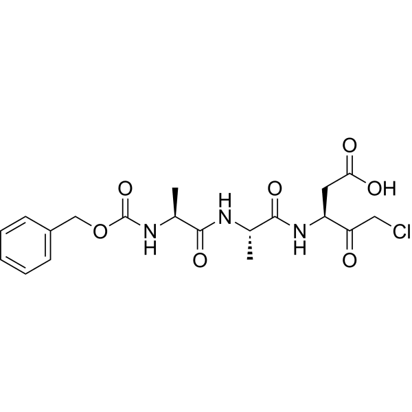 Z-Ala-Ala-Asp-CMK Structure