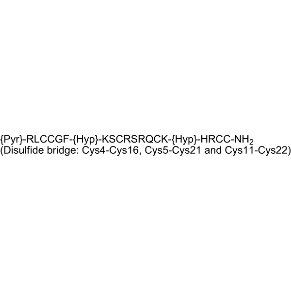 μ-Conotoxin PIIIA Structure