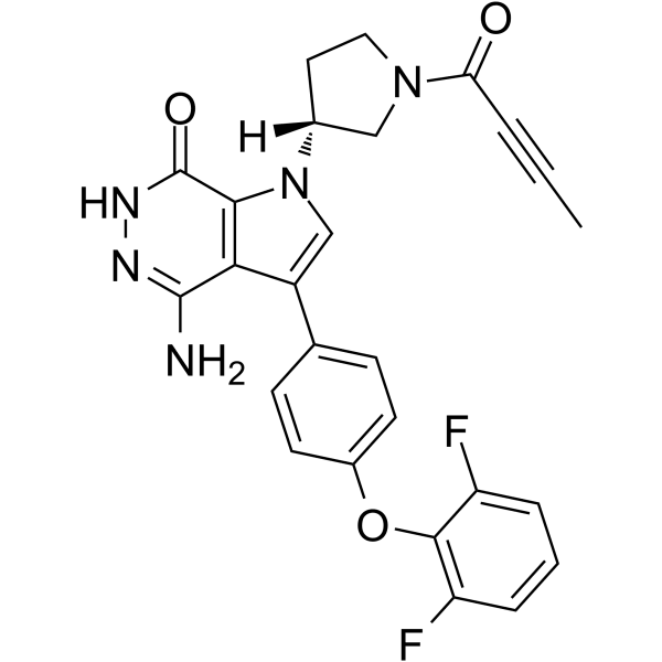 Edralbrutinib Structure