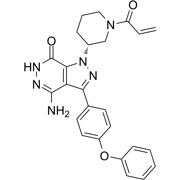 BTK inhibitor 17  Structure