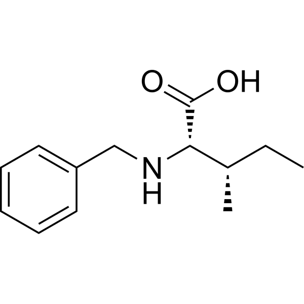 N-Benzyl-L-isoleucine Structure