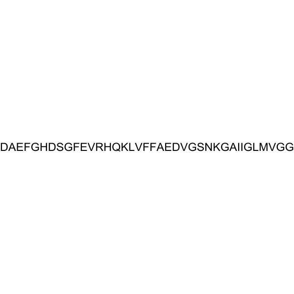 β-Amyloid (1-38), mouse, rat Structure