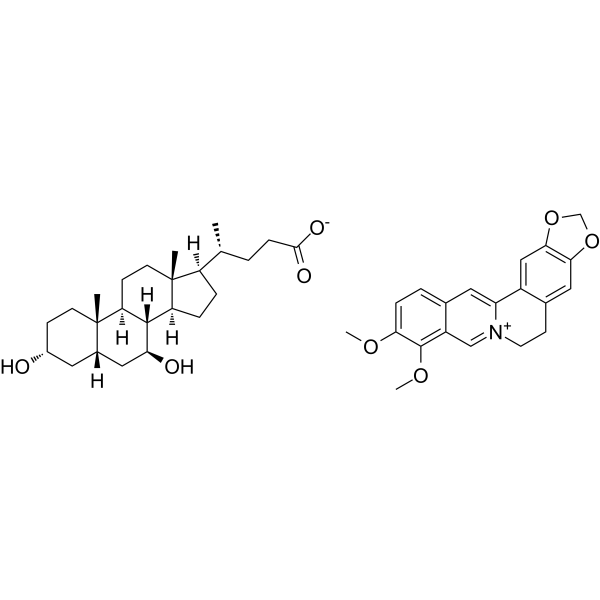 Berberine ursodeoxycholate Structure