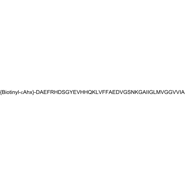 Biotinyl-Ahx-Amyloid β-Protein (1-42) Structure