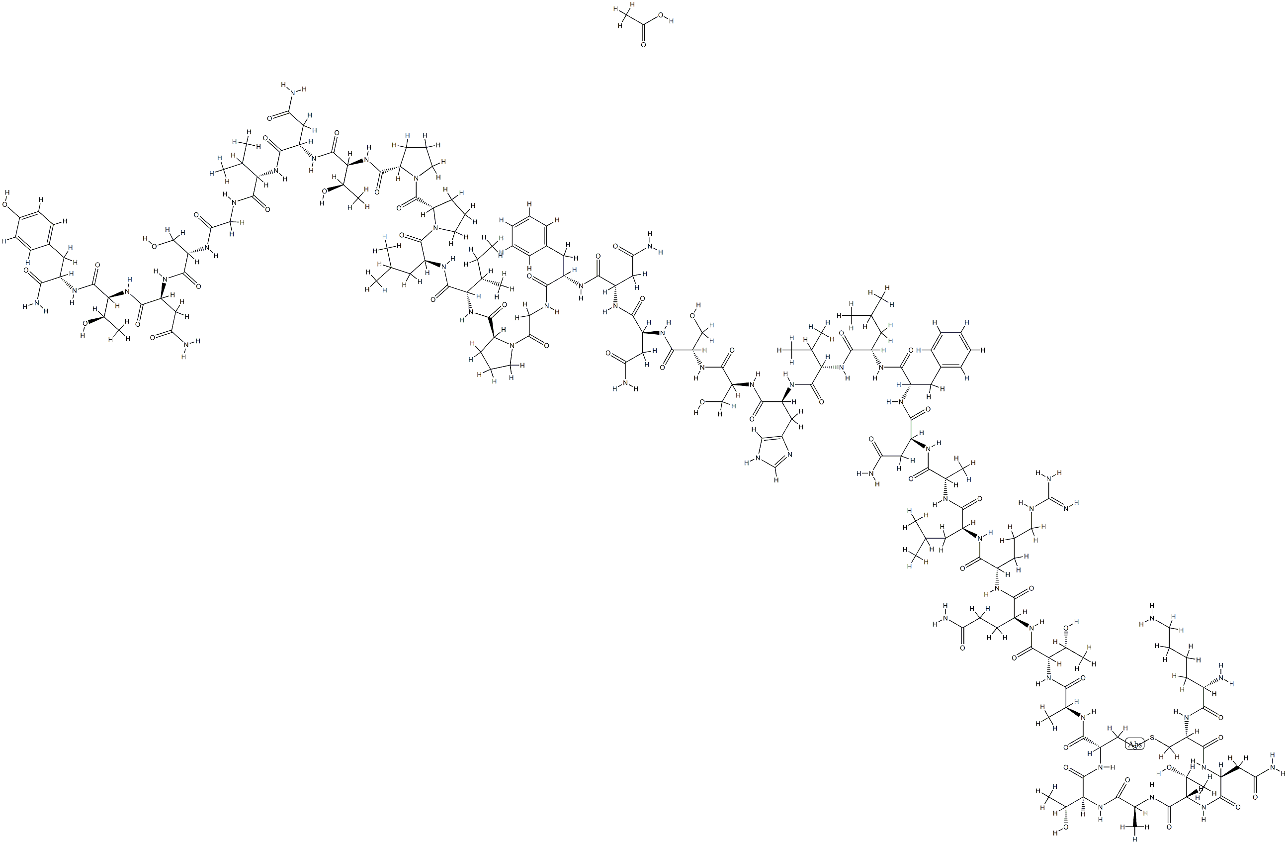 Pramlintide acetate Structure