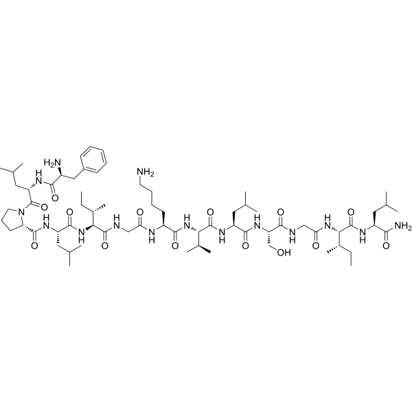 Temporin F Structure