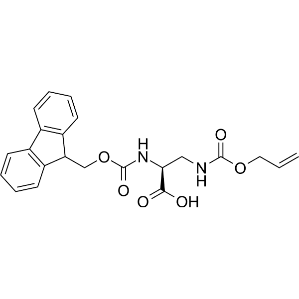 Fmoc-Dap(Alloc)-OH Structure