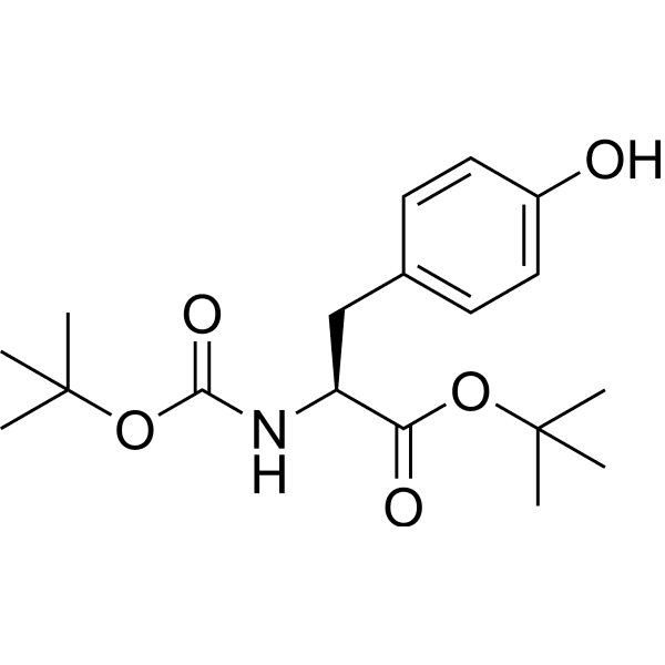 Boc-Tyr-OtBu Structure