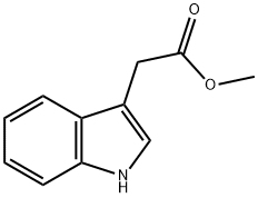 Methyl indole-3-acetate Structure