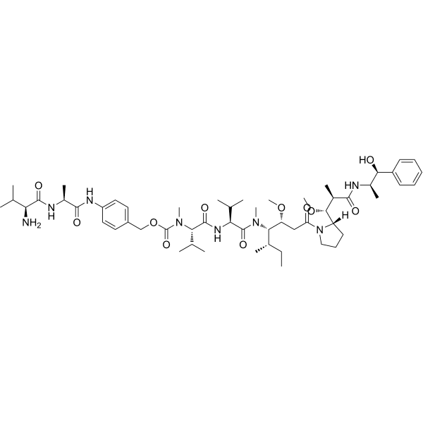 Val-Ala-PAB-MMAE Structure