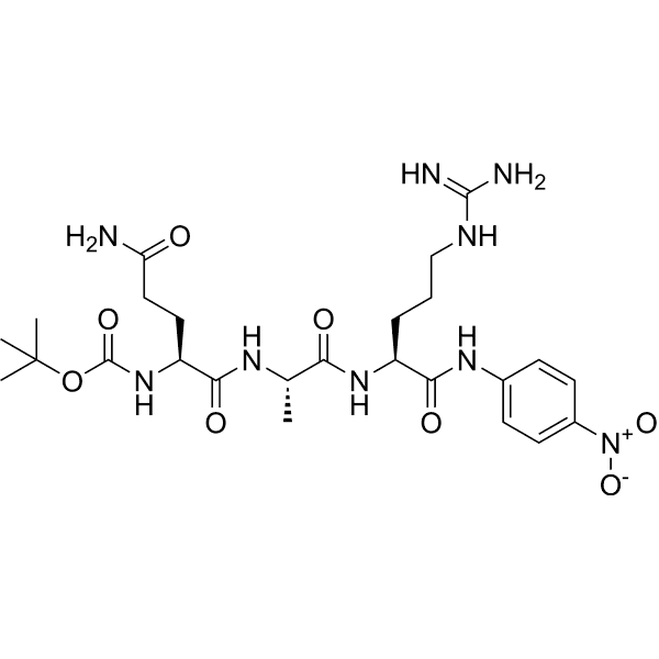 Boc-QAR-pNA Structure