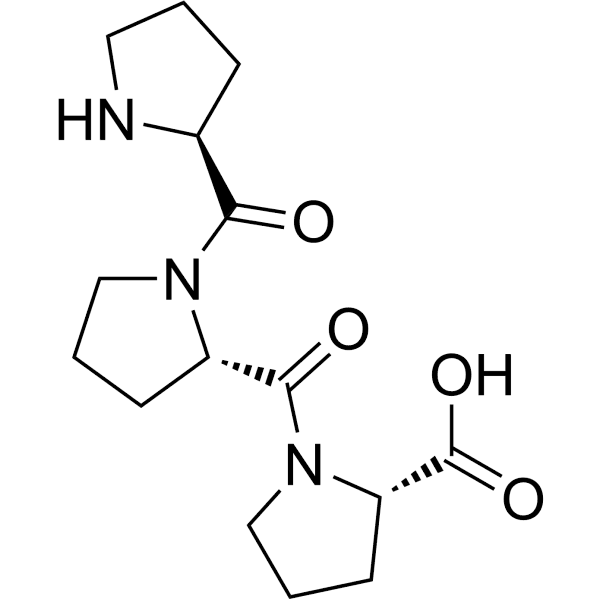 H-Pro-Pro-Pro-OH Structure