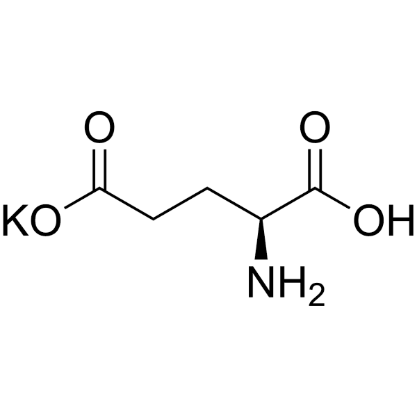 L-Glutamic acid potassium salt Structure