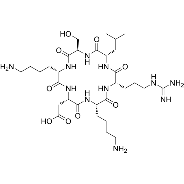 cyclo(RLsKDK) Structure