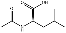 N-Acetyl-R-leucine Structure
