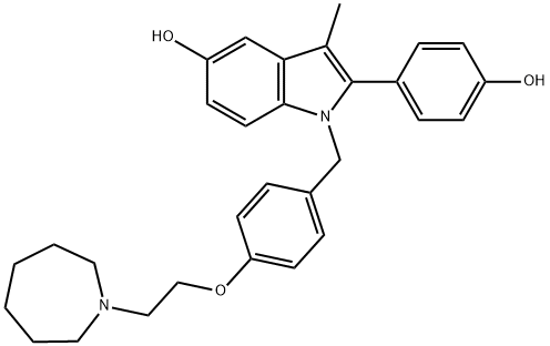 Bazedoxifene Structure