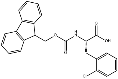 Fmoc-Phe(2-Cl)-OH Structure