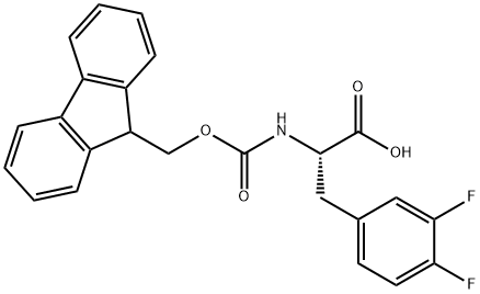 Fmoc-Phe(3,4-DiF)-OH Structure
