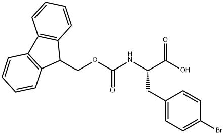 Fmoc-Phe(4-Br)-OH Structure