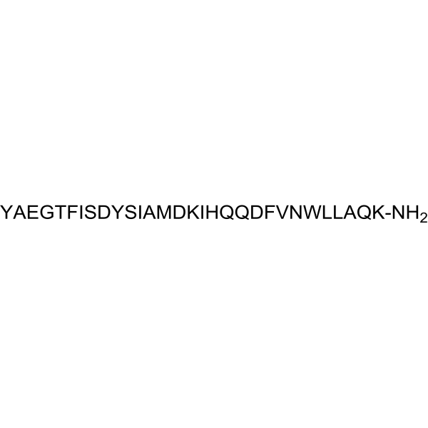 GIP (1-30) amide, human Structure