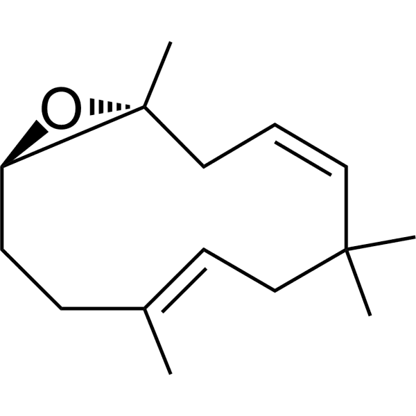Humulene oxide II Structure