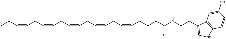 Eicosapentaenoyl Serotonin Structure